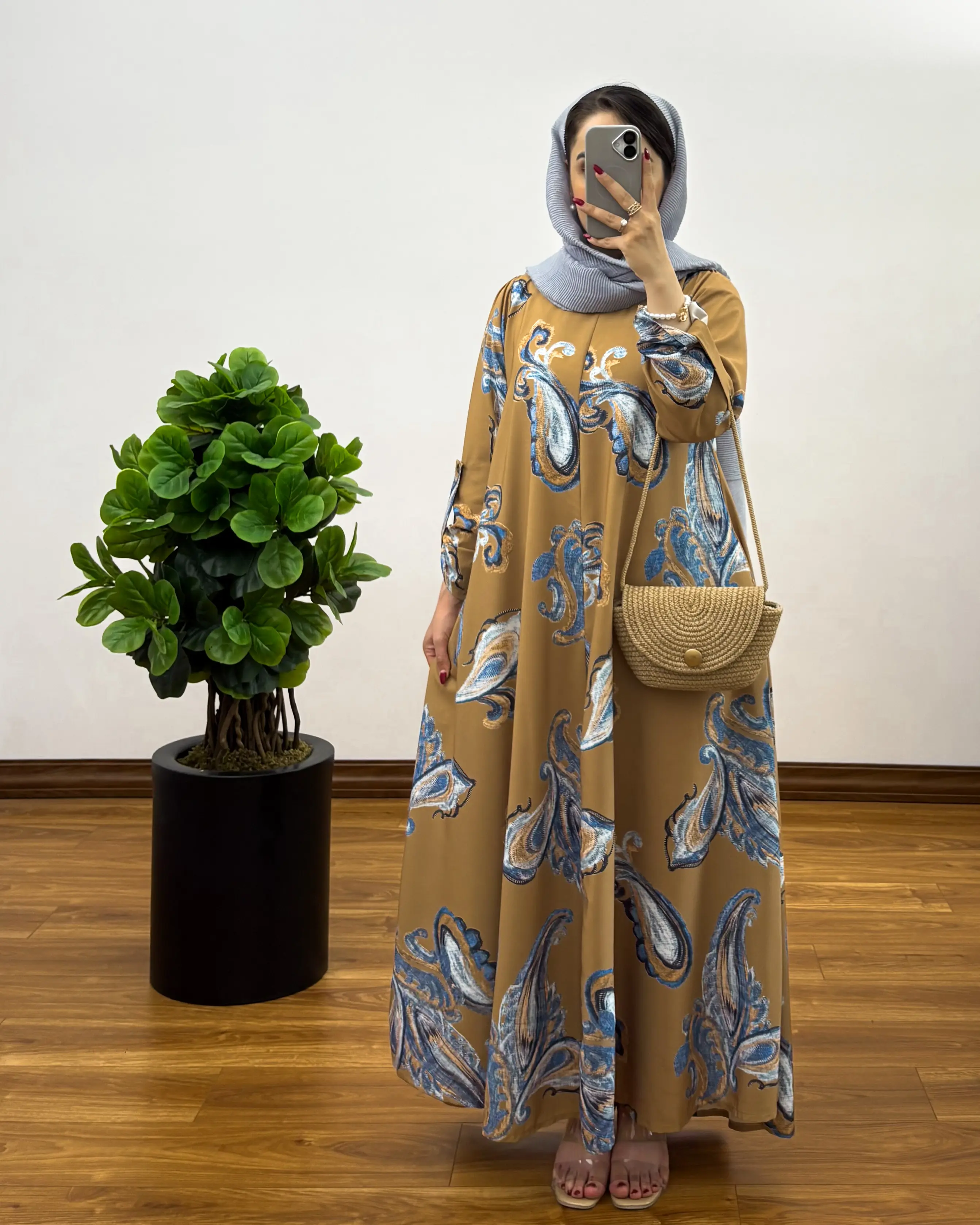 پیراهن مانتویی ایتالیایی ترمه